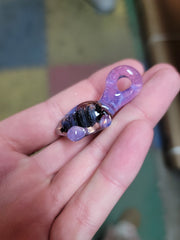 glass turtle pendant